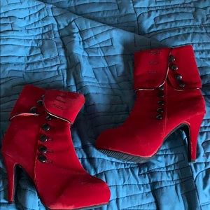Red Heel Boots